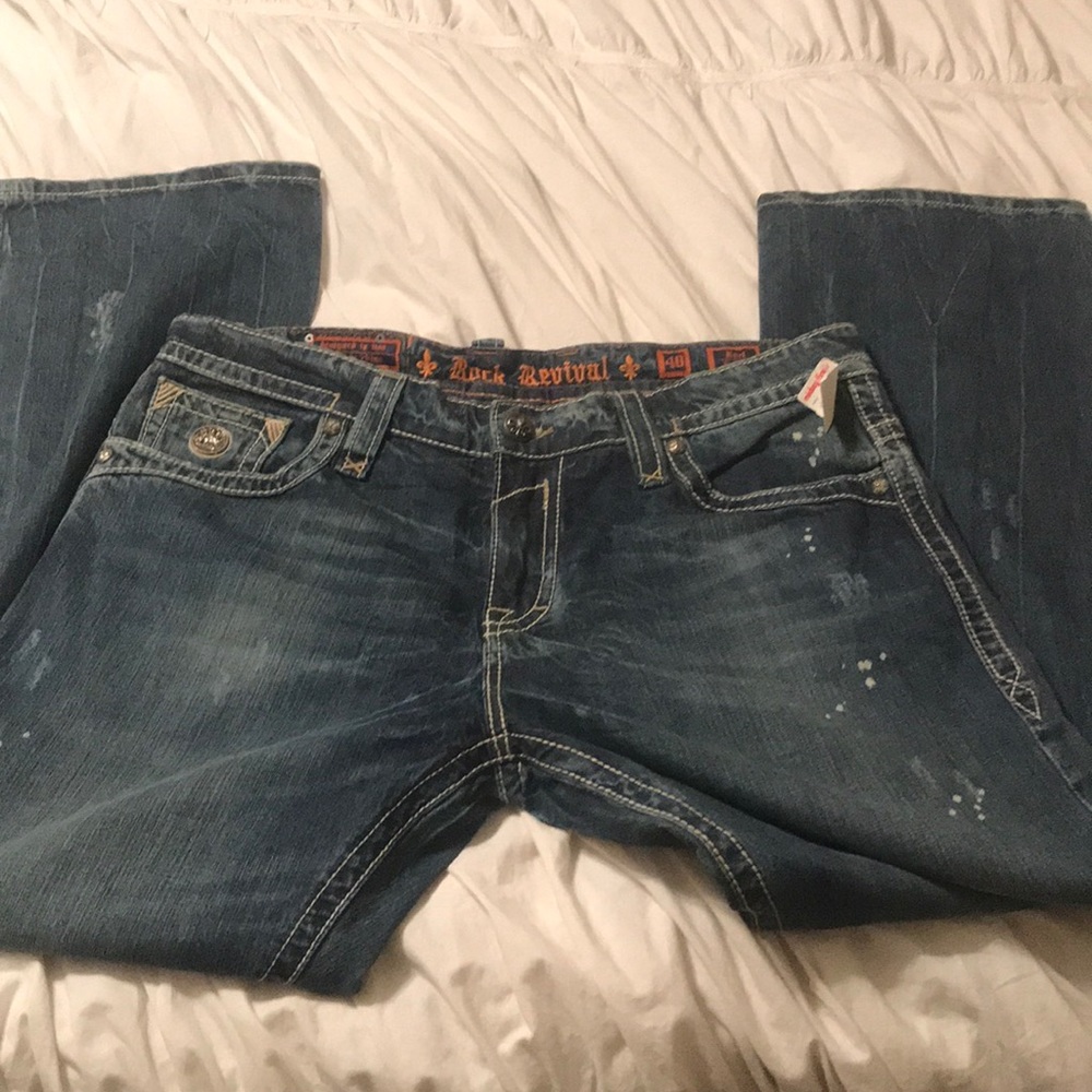 Mens Rock Revival Jeans- 40x32 (New w/Tags)